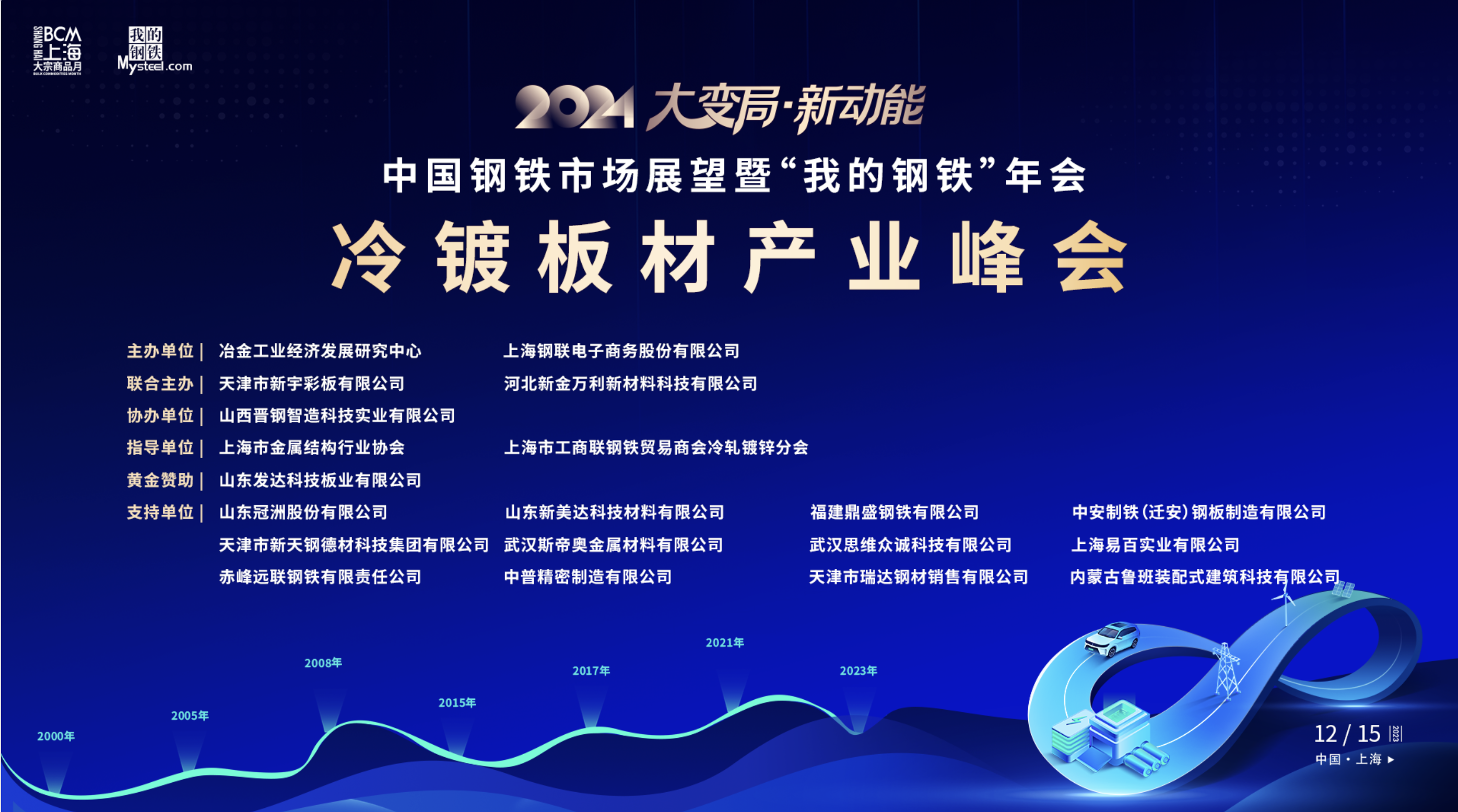 2024年中国钢铁市场展望暨“我的钢铁”年会冷镀板材产业峰会圆满落幕