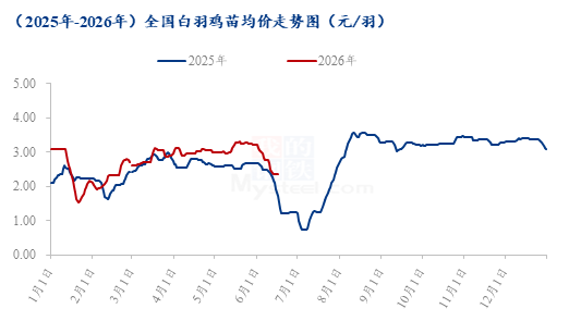 Mysteel解读:白羽鸡苗价格下滑的原因详解及后市研判(图1)