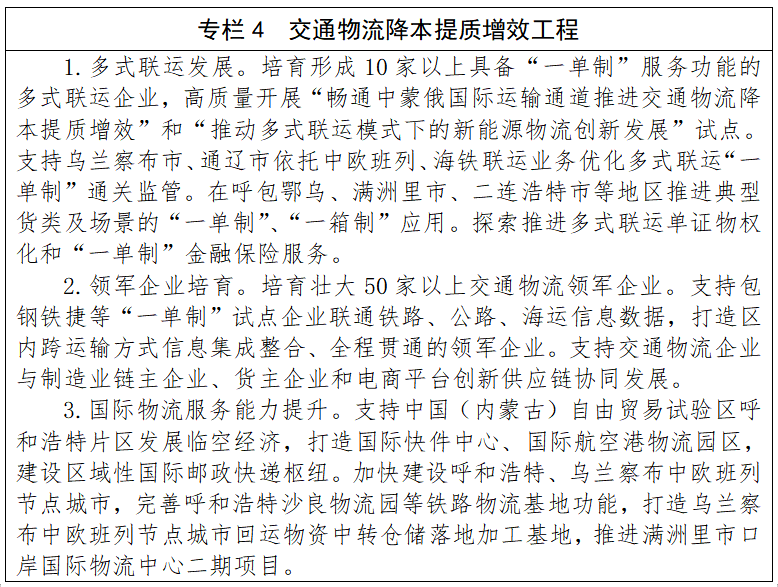 内蒙古自治区“十五五”综合交通运输发展规划(图5)